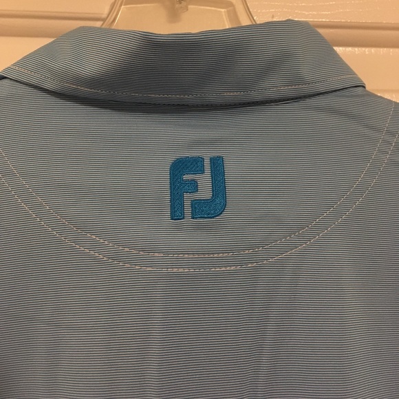 Footjoy FJ Mens Sz XL PGA Golf Polo Shirt Blue - Picture 6 of 6